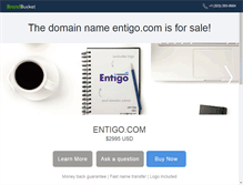 Tablet Screenshot of entigo.com